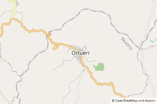 Mapa Ortueri