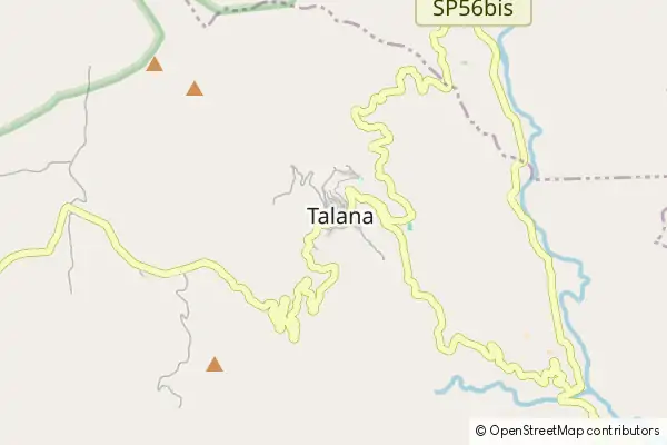 Mapa Talana