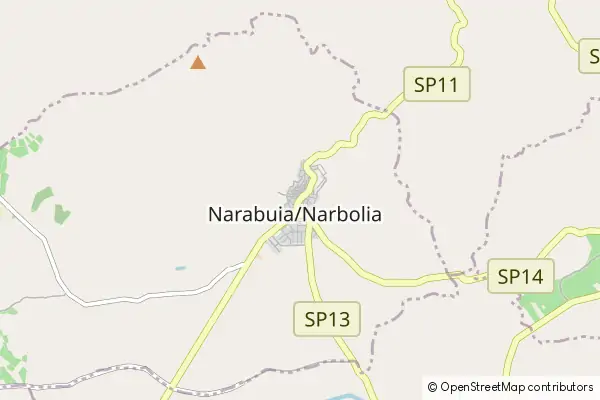 Mapa Narbolia