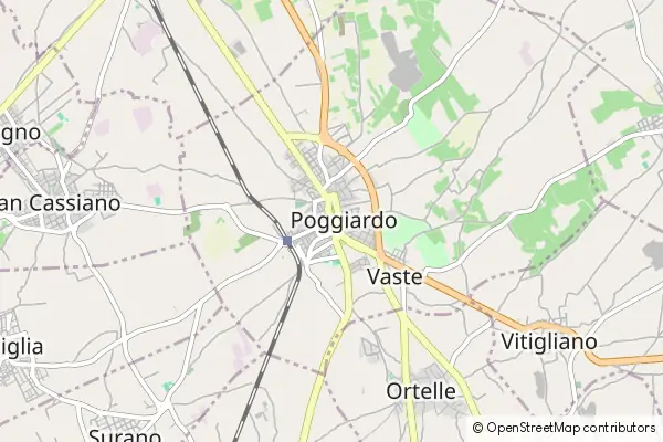 Mapa Poggiardo