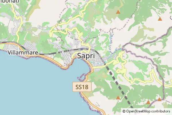 Mapa Sapri