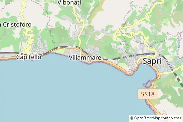 Mapa Villammare