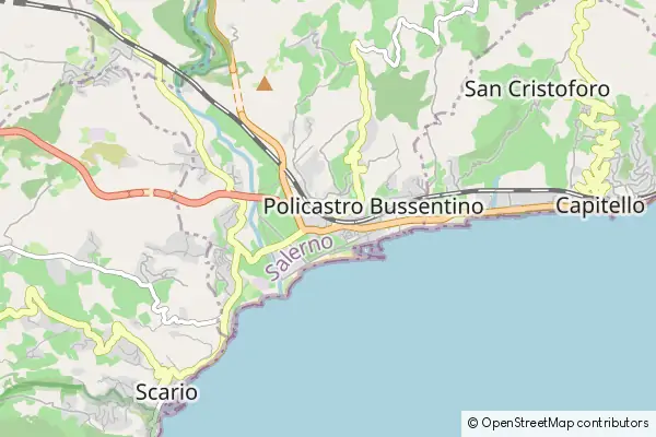 Mapa Policastro Bussentino