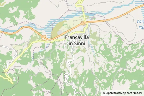 Mapa Francavilla sul Sinni