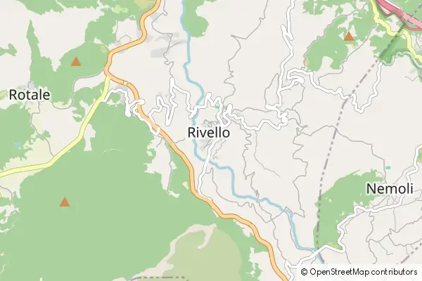 Mapa Rivello