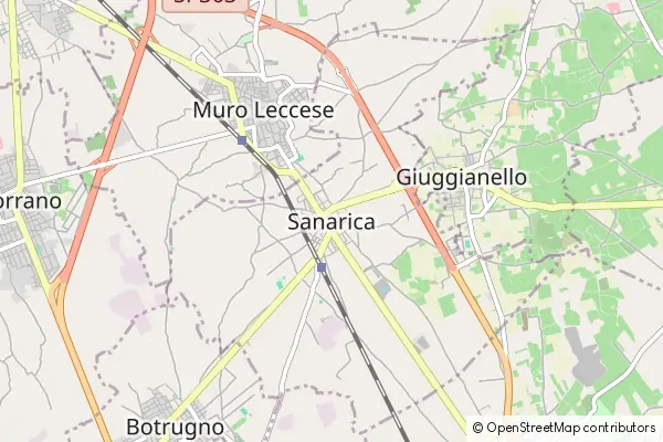 Mapa Sanarica