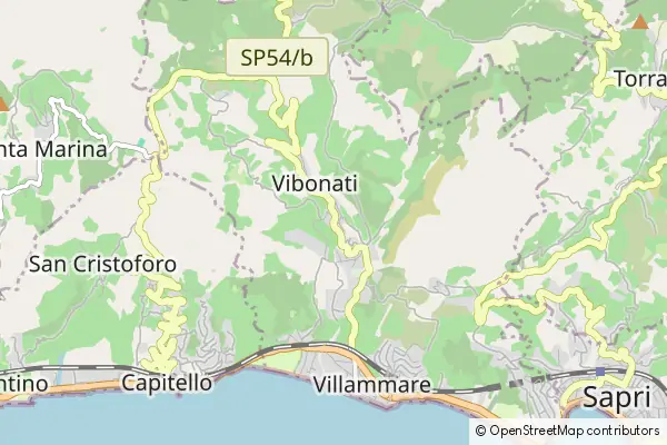 Mapa Vibonati