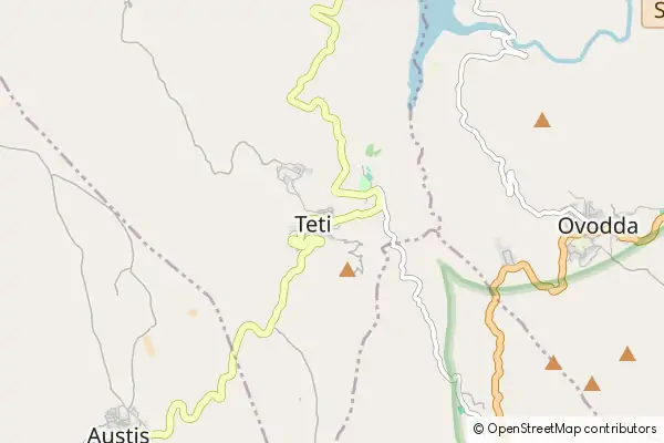 Mapa Teti