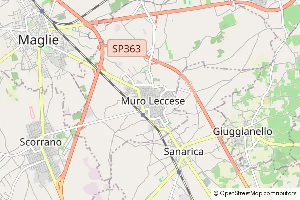 Mapa Muro Leccese