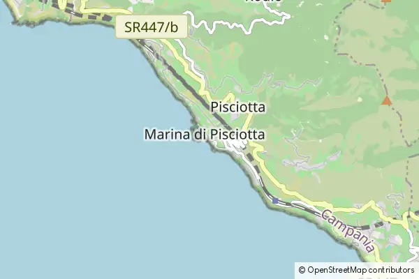 Mapa Marina di Pisciotta