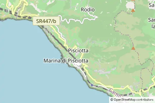 Mapa Pisciotta