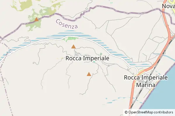 Mapa Rocca Imperiale