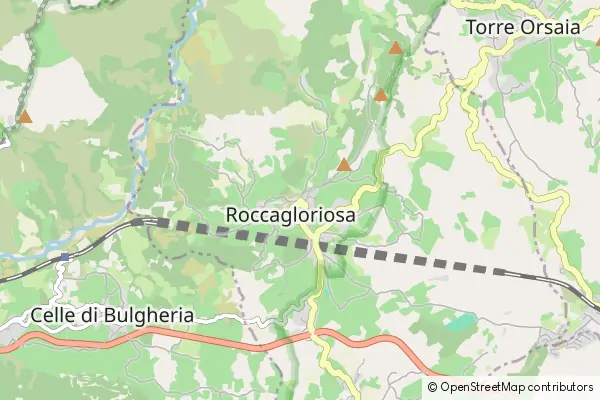 Mapa Roccagloriosa