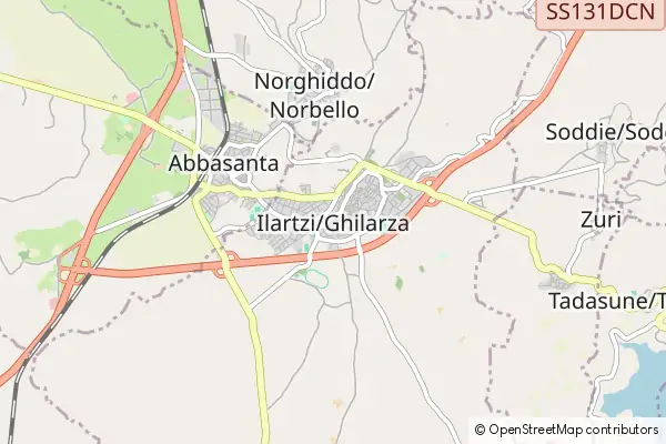 Mapa Ghilarza