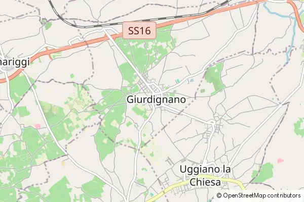 Mapa Giurdignano