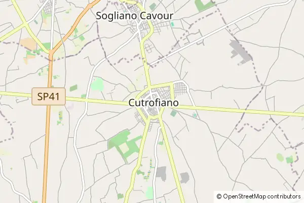 Mapa Cutrofiano