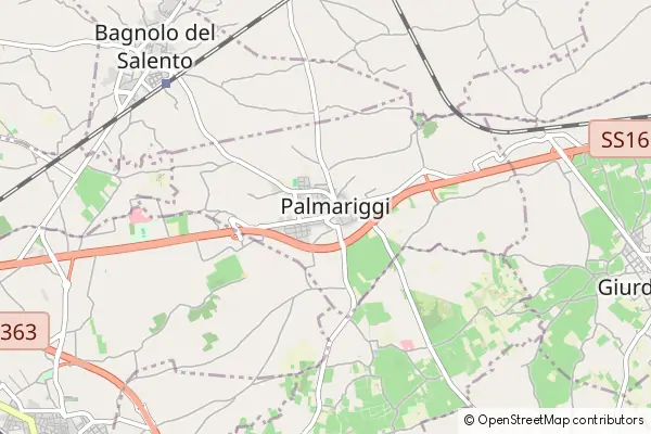 Mapa Palmariggi