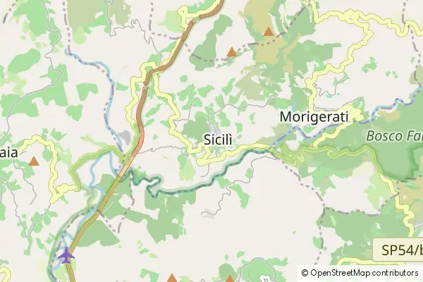 Mapa Sicili