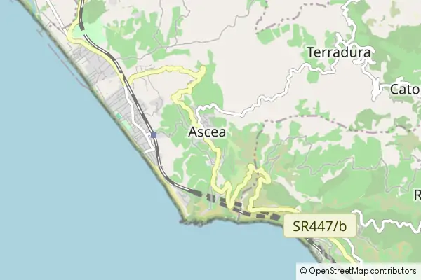 Mapa Ascea