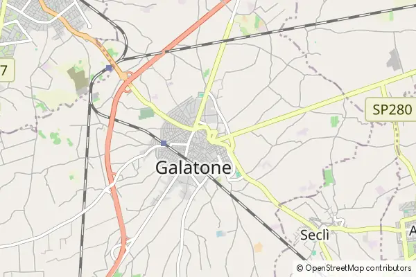 Mapa Galatone