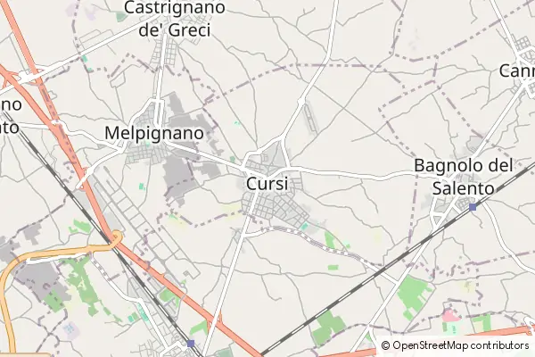 Mapa Cursi