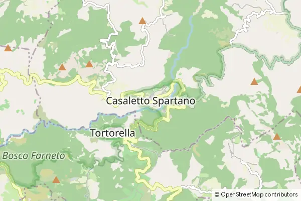 Mapa Casaletto Spartano