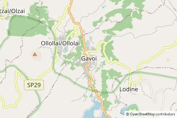 Mapa Gavoi