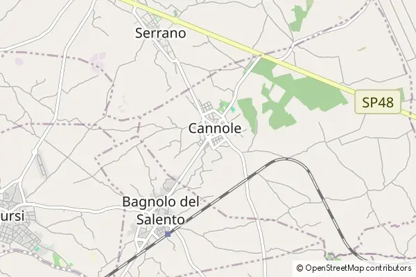 Mapa Cannole