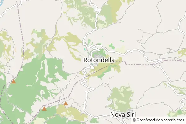 Mapa Rotondella