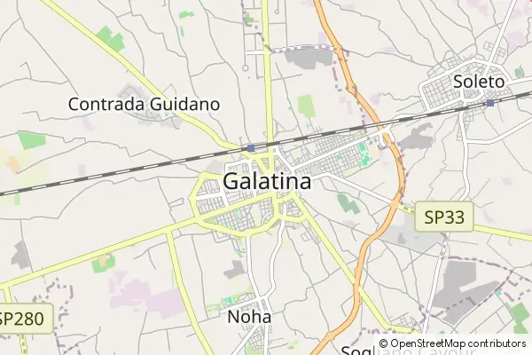 Mapa Galatina