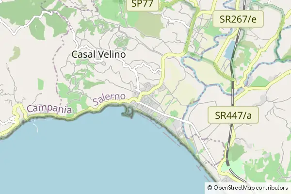 Mapa Marina di Casal Velino