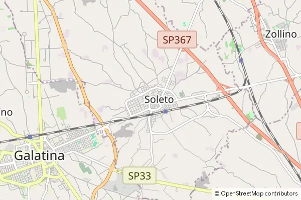 Mapa Soleto