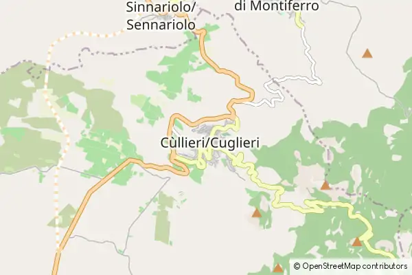 Mapa Cuglieri