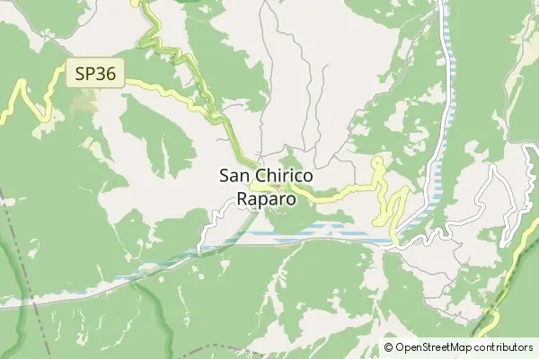 Mapa San Chirico Raparo