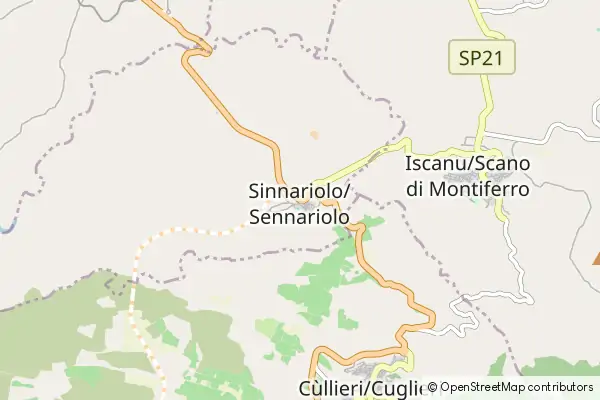 Mapa Sennariolo