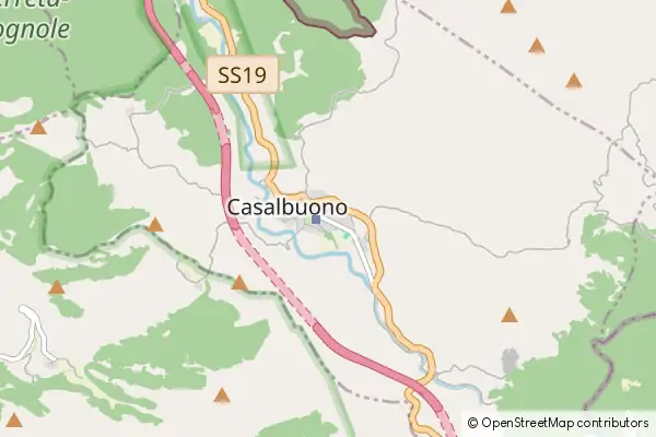 Mapa Casalbuono