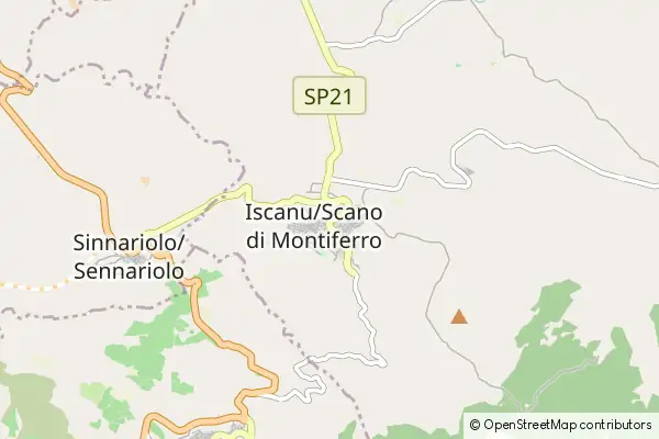 Mapa Scano di Montiferro