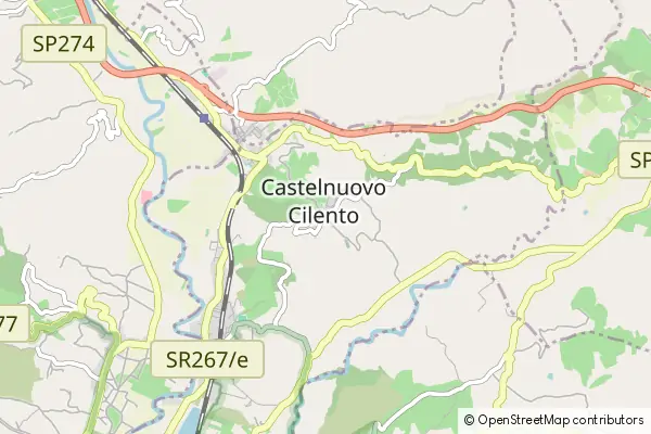 Mapa Castelnuovo Cilento