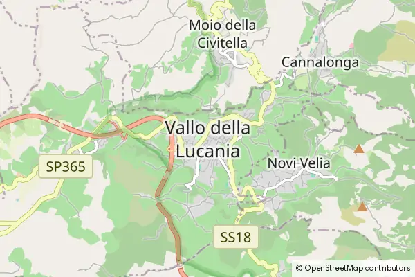 Mapa Vallo della Lucania