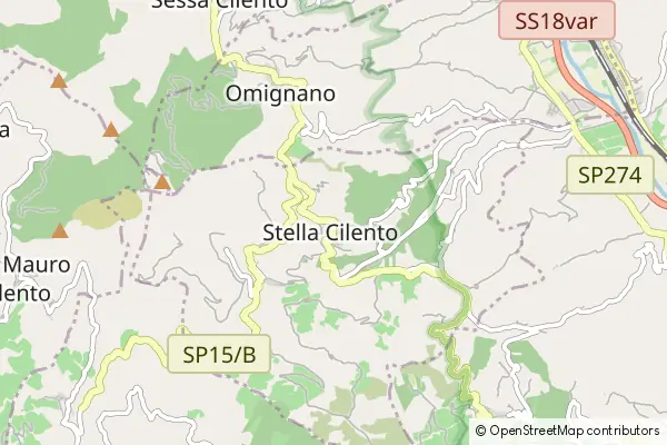 Mapa Stella Cilento