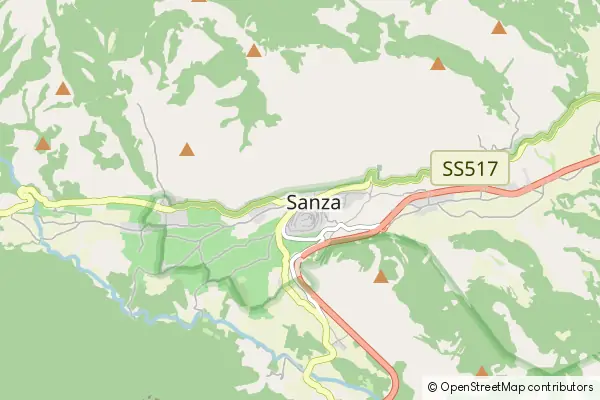 Mapa Sanza