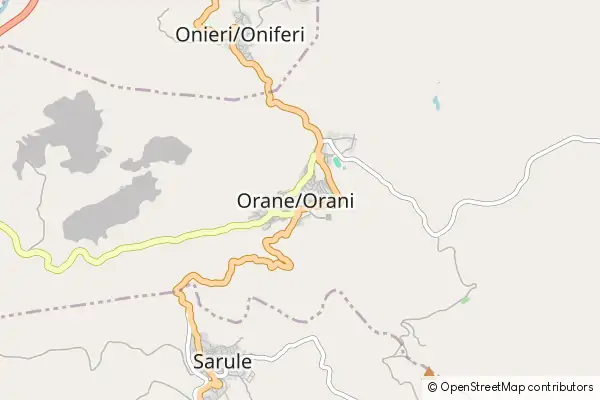 Mapa Orani