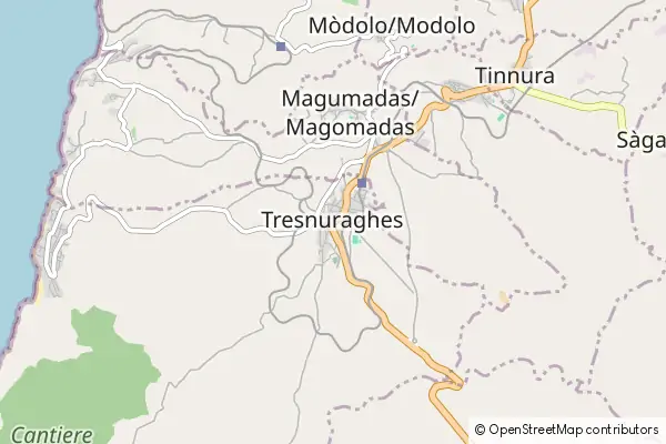 Mapa Tresnuraghes