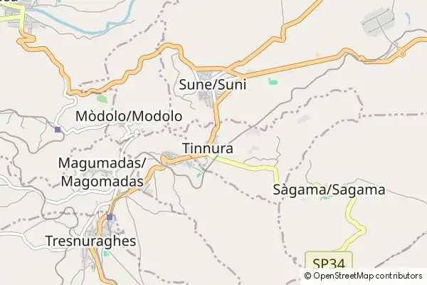 Mapa Tinnura