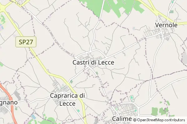 Mapa Castri di Lecce