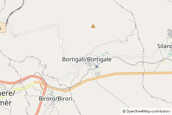 Mapa Bortigali