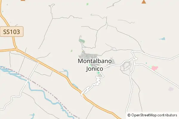 Mapa Montalbano Jonico