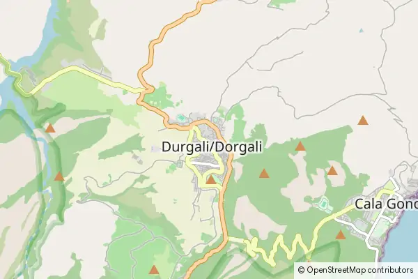 Mapa Dorgali