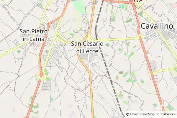 Mapa San Cesario di Lecce