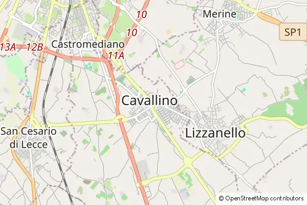 Mapa Cavallino